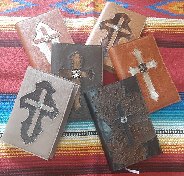 handmade leather bible covers