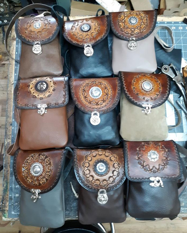 Custom leather handbag 11