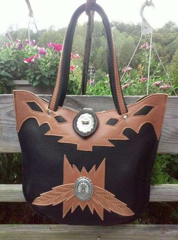 Custom leather handbag 6