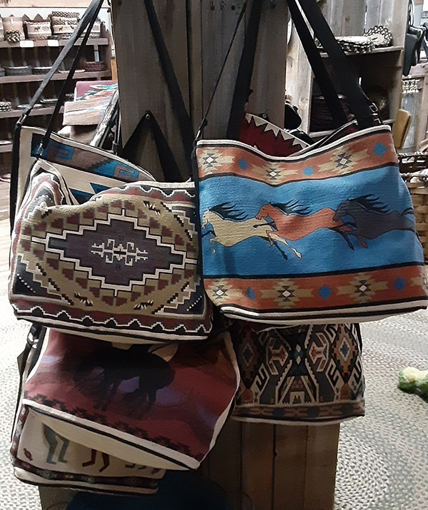 a few more saddle blanket handbags