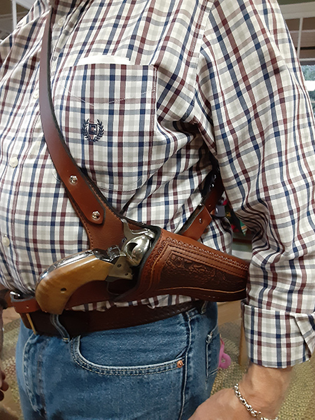 man with a holster