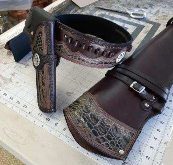 2 holsters and a belt