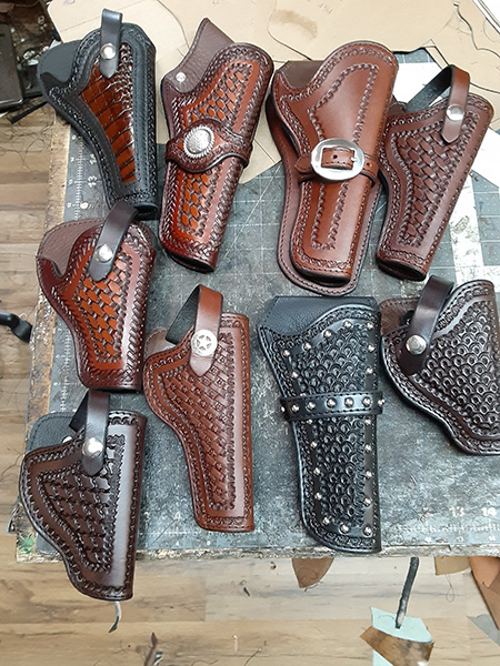 another group of gun holsters